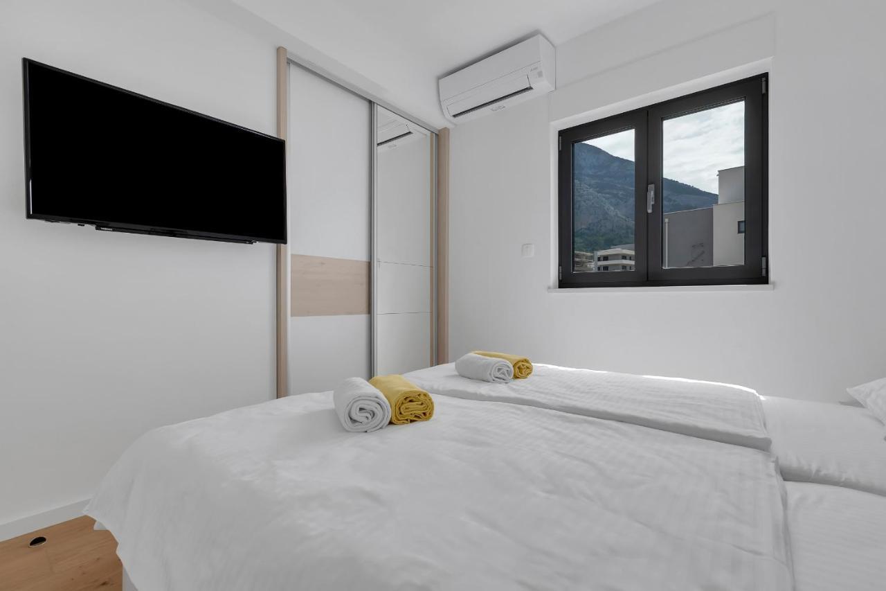 Luxury Apartment Adriasun Free Beach Parking Makarska Exterior foto